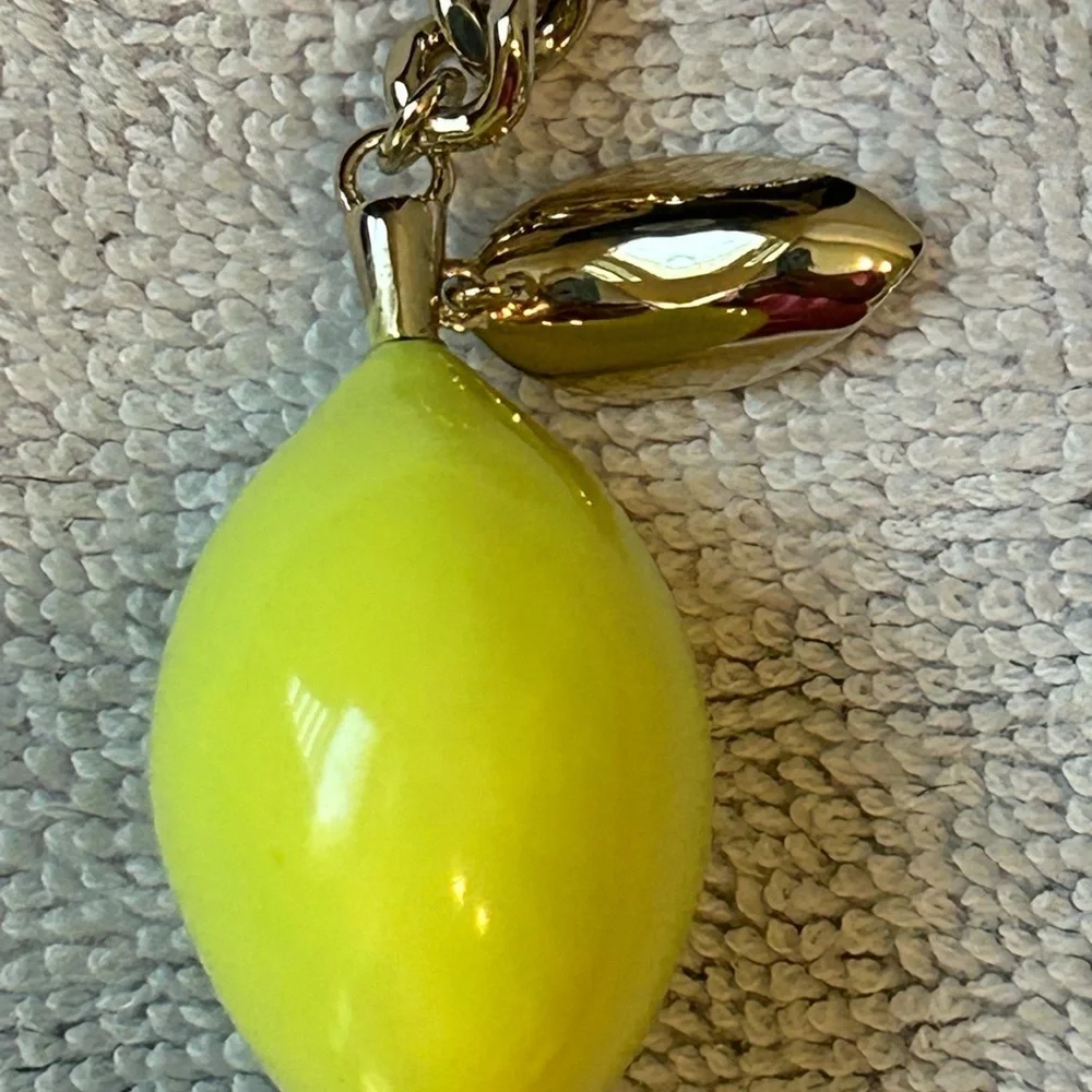Kate spade lemon key fob